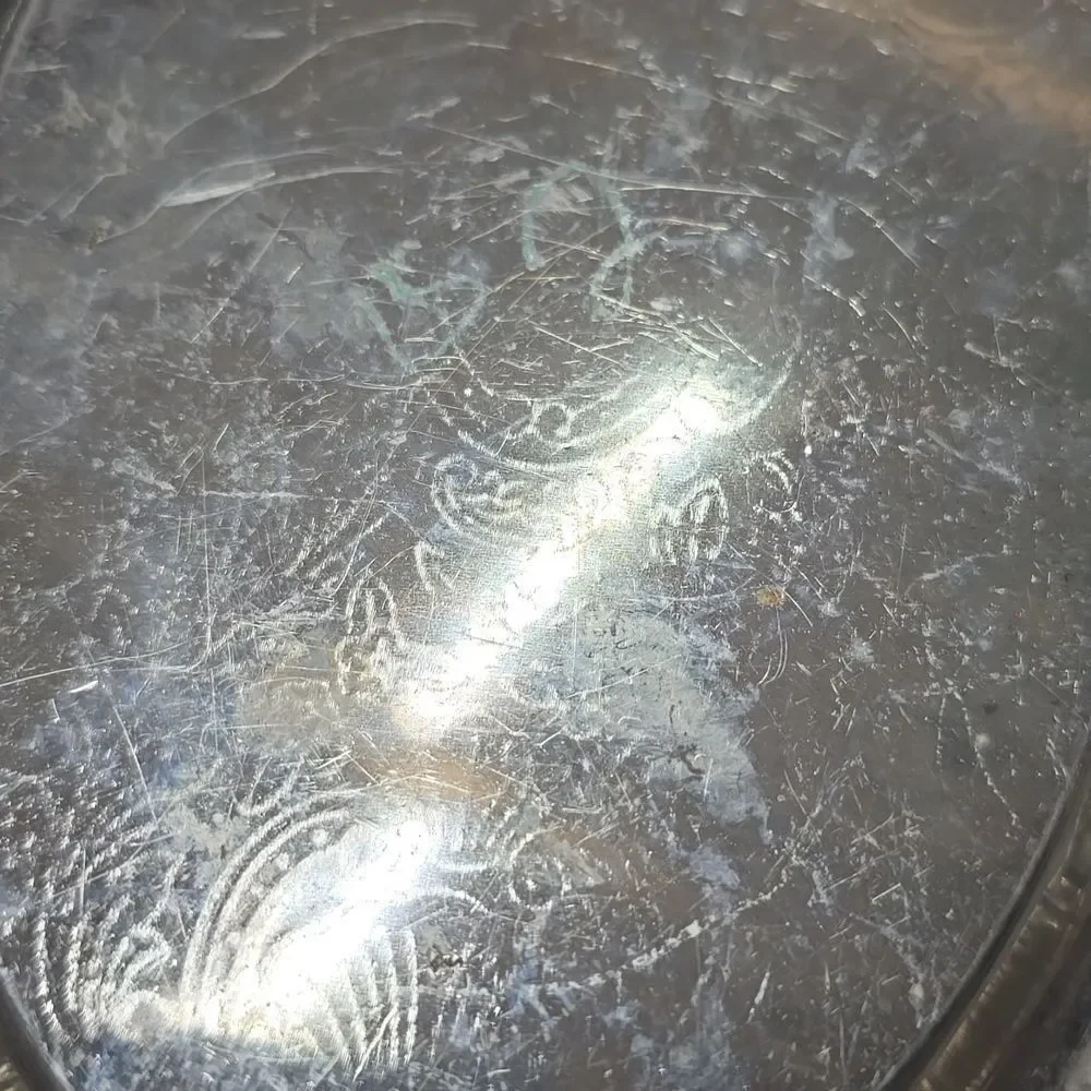 Silver plate. - Picture 4 of 4